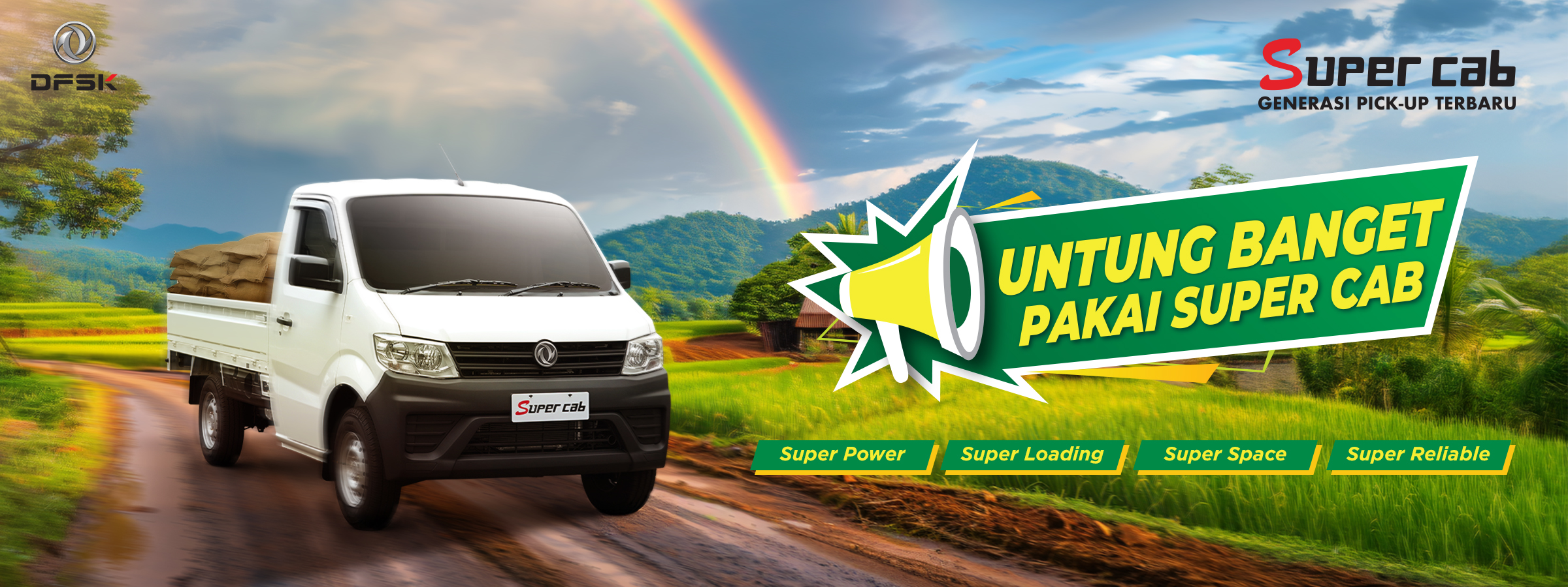 Untung Banget Pakai Super Cab: Solusi Transportasi Logistik dari DFSK Hadir di Bandung
