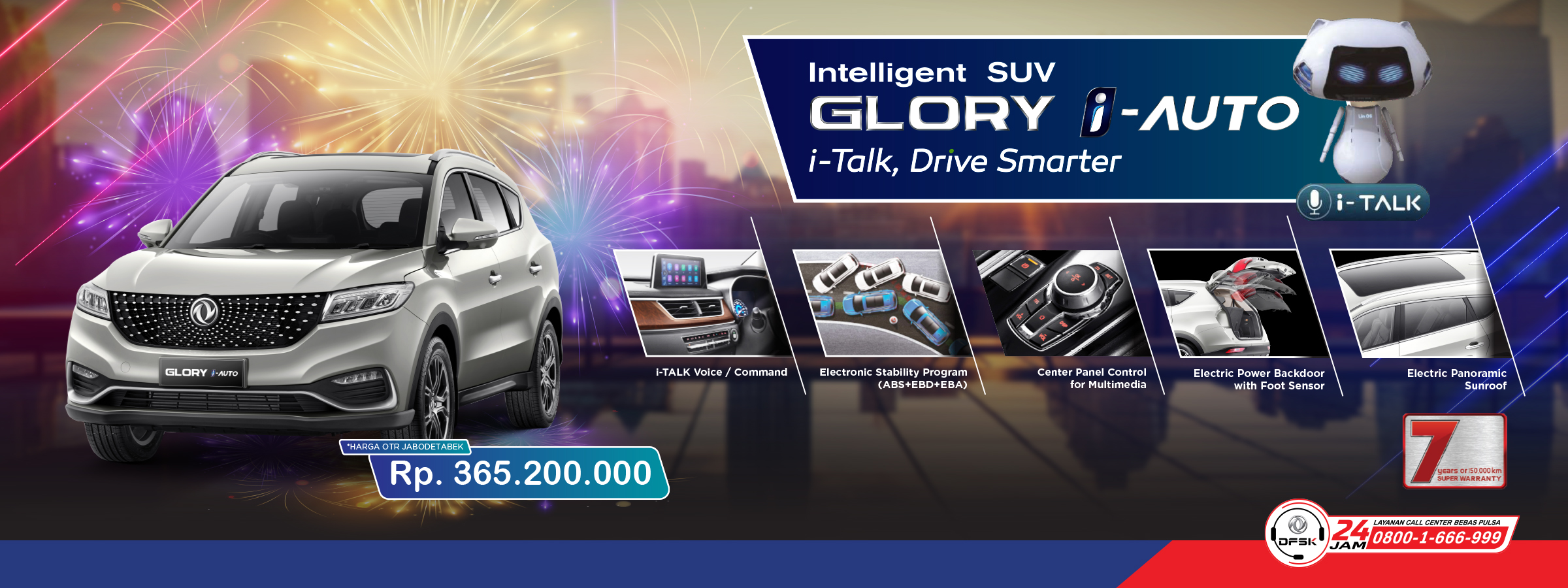 Intelligent Feature untuk Pengalaman Berkendara yang Menyenangkan. Fitur-Fitur Otomatis yang Ada di DFSK Glory i-AUTO